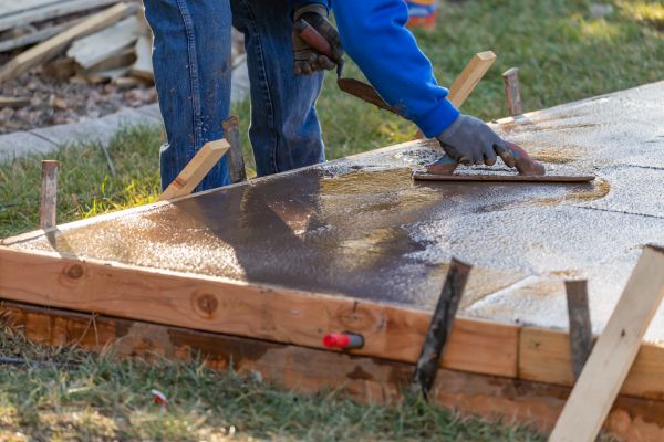 Patio Slab Construction in Pasadena