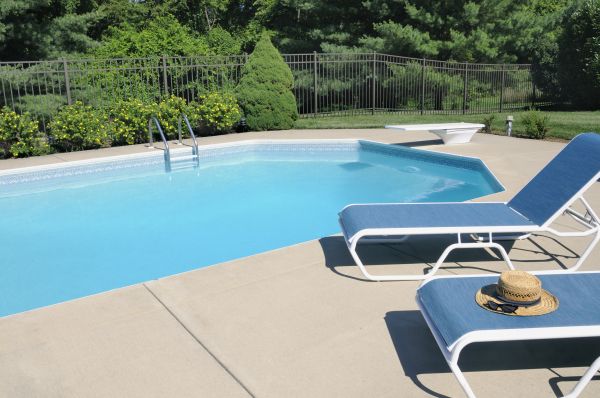 Poolside Concrete Installation in Pasadena